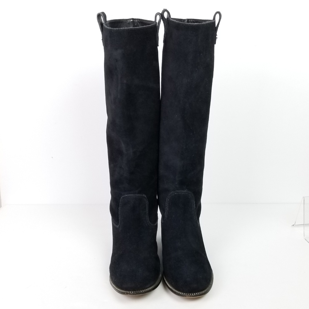 Michael Kors Bayview Suede Riding Boots Sz 5.5 - Picture 2 of 8